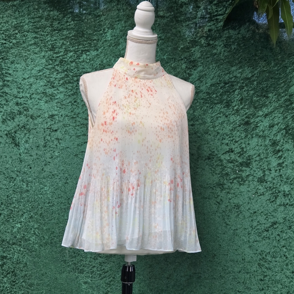 1.‎ State Multicolor Pleated Halter Blouse 294